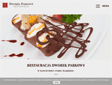 Tablet Screenshot of dworekparkowy.pl